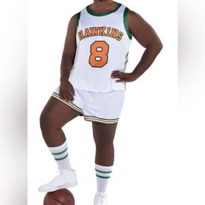Stranger Things Hawkins Basketball Jersey Cosplay Halloween Costume Brand NEW